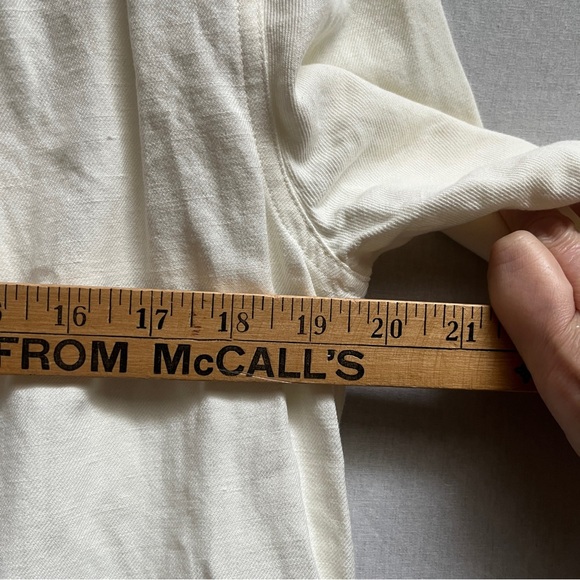 Apiece Apart Maurino linen cotton Drop Waist Mini Dress Sz S - Picture 9 of 14